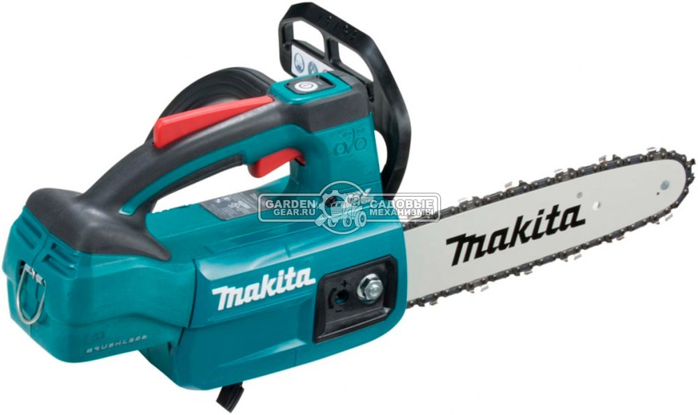 Пила - сучкорез аккумуляторная цепная одноручная Makita DUC204RT 8&quot; с АКБ 5 А/ч и ЗУ (PRC, LXT BL 18В, 3/8&quot;-1.1-33Е,  3.1 кг)