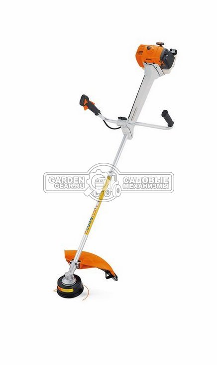 Бензиновый кусторез Stihl FS 450 K (GER, 44,3 куб.см., 2,1 кВт/2,9 л.с., ElastoStart, длина 164 см., диск 24 зуба KSB MZ 225-24, леска опция, 8,1 кг.)