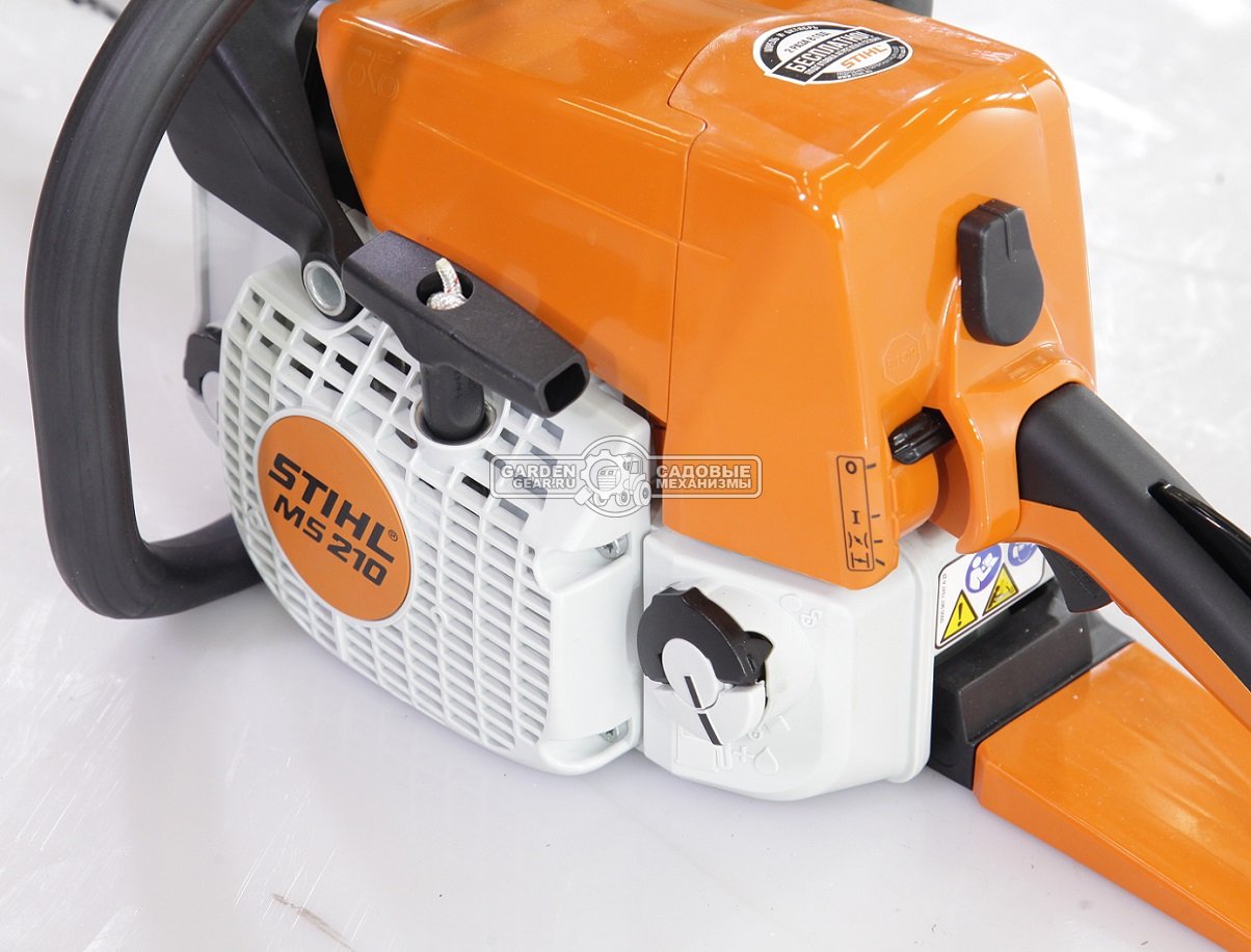 Бензопила Stihl MS 210 14&quot; (PRC, 35,2 куб.см., 1,6 кВт/2,2 л.с., 3/8&quot;, 1,3 мм., 50E, 4,4 кг.)