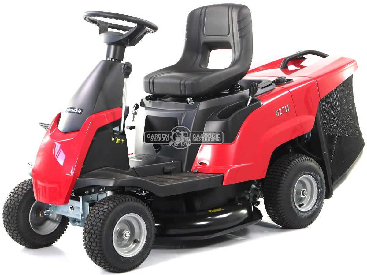 Садовый минирайдер Mountfield 827H (PRC, Stiga ST 250 ES, 224 куб.см., гидростатика, травосборник 150 л., ширина кошения 66 см., 130 кг.)