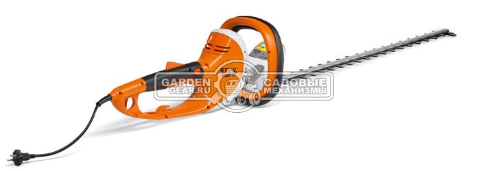 Кусторез электрический Stihl HSE 71 нож 60 см (600 Вт., расстояние между зубьями 36 мм., поворотная рукоятка, 4.1 кг)