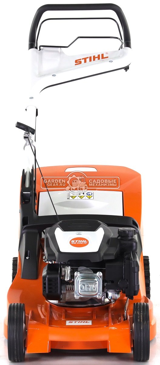 Газонокосилка бензиновая Stihl RM 448.1 TC (AUT, самоходная задний привод, 46 см, Stihl EVC 200.3 C, 139 куб.см, пластик, 55 л., монорукоятка, 28 кг.)