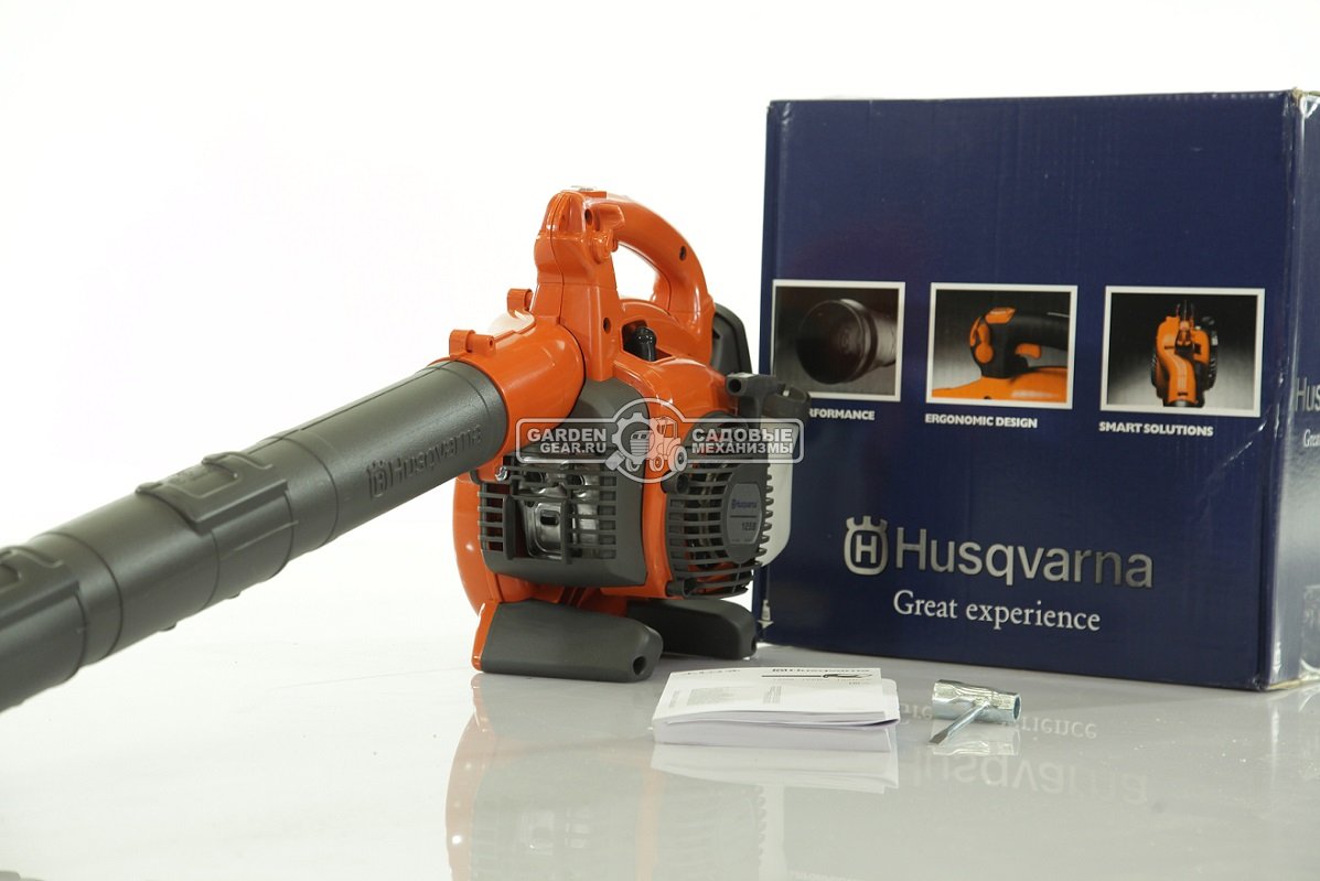 Воздуходувка бензиновая Husqvarna 125B (USA, 28 куб.см., 1,07 л.с., 76 м/с, 4,3 кг)