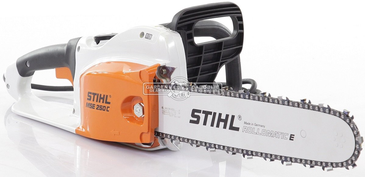 Электропила Stihl MSE 250 C-Q 16&quot; (GER, 2,5 кВт., рукоятка с мягким покрытием, светодиодный индикатор перегрузки, 3/8&quot;, 1,6 мм., 60E, 5,7 кг.)