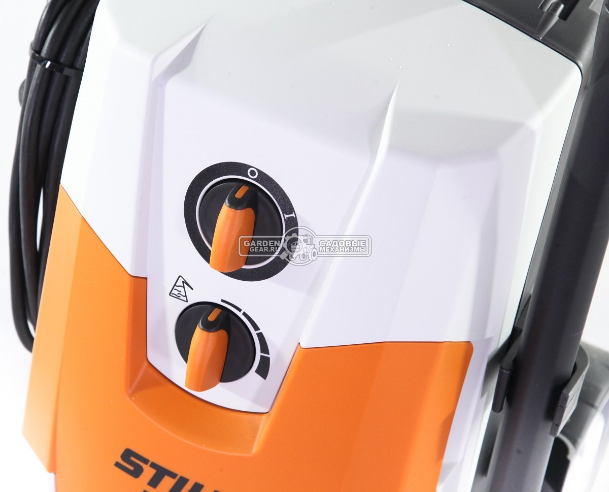 Мойка высокого давления Stihl RE 143 (PRC, 10-140/150 Бар, 540/610 л/ч, латунные клапана, шланг 9 м, 26.2 кг)