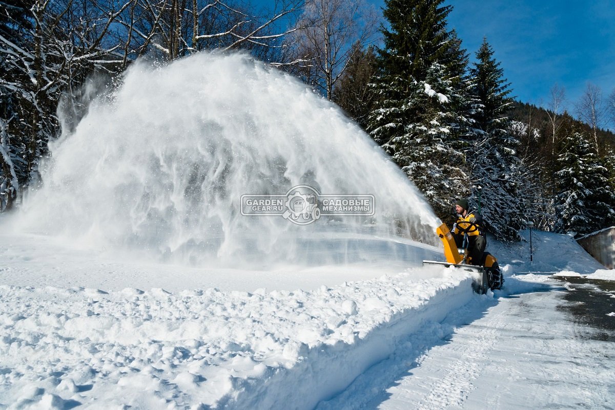 Снегоуборочный райдер Stiga Park 540 PX 4WD с роторным снегоуборщиком 90 см.