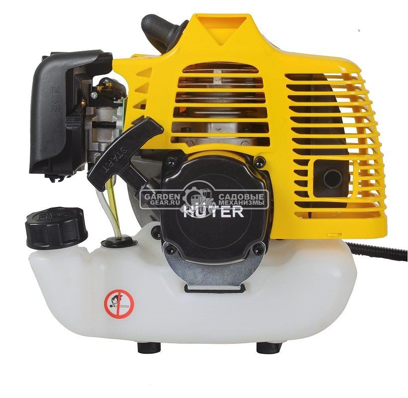 Бензокоса Huter GGT-2500S Pro (PRC, 51.7 см3, 2.5 кВт/3.4 л.с., диск 40T + леска 2.4 мм, Т рукоятка, разъёмный вал, антивибрационная система, 8.5 кг)