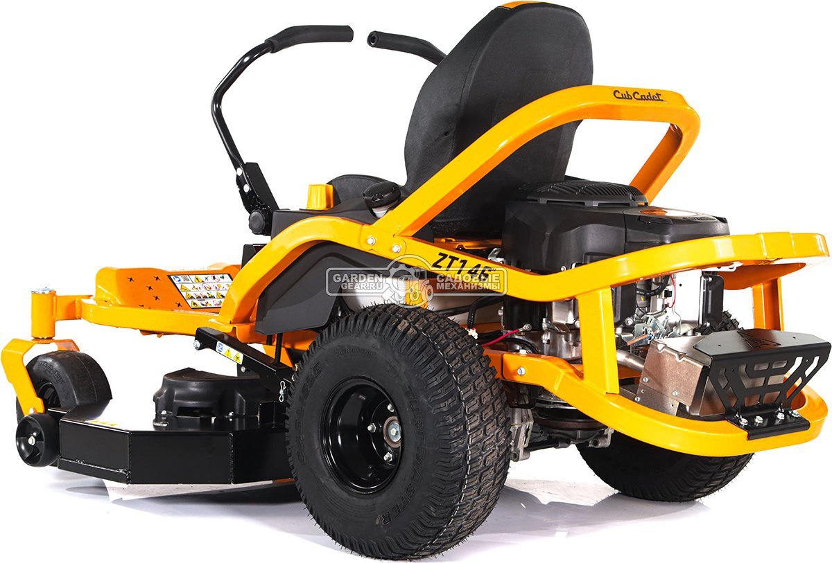 Садовый райдер Cub Cadet ZT1 46 Ultima с нулевым радиусом разворота (USA, Kohler KT7000 V-Twin, 725 куб.см., гидростатика, ширина 117 см., 256 кг)