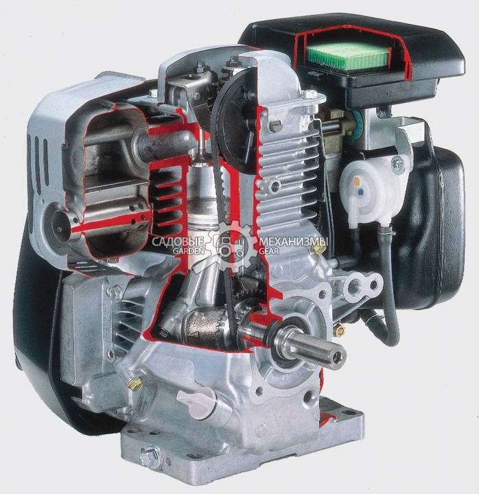 Бензиновый двигатель Honda GCV160 (PRC, 4.4 л.с., 160 см3. диам. 22 мм, 9.8 кг)