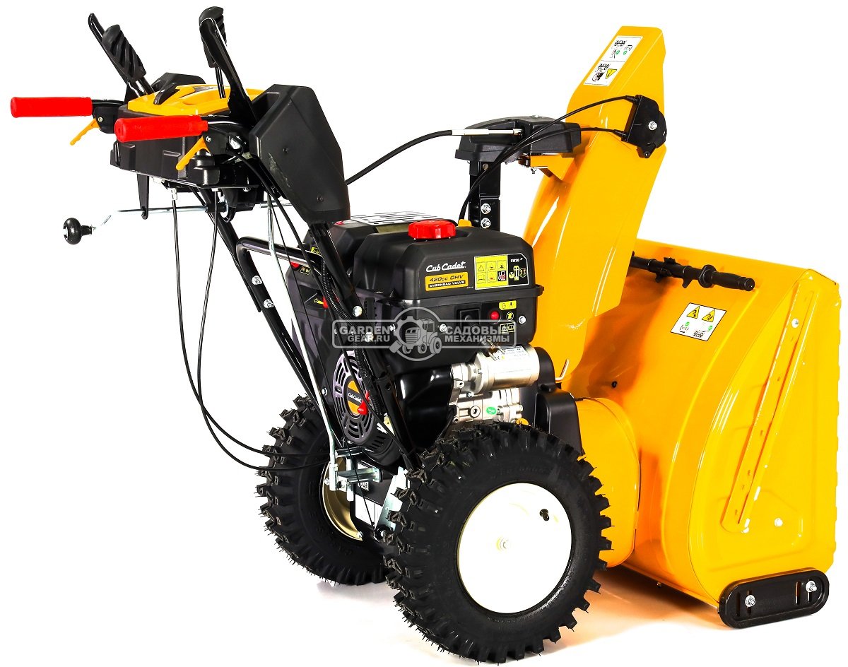 Снегоуборщик Cub Cadet XS3 66 SWE трехступенчатый (USA, 66 см., ThorX, 420 куб.см., эл/стартер 220В, разблокировка колёс, LED фара, 116 кг.)