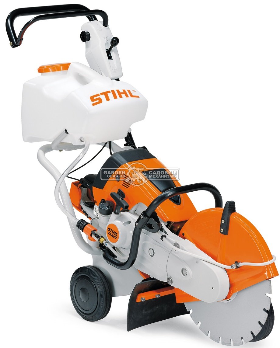 Бензорез Stihl TS 800 (GER, 98,5 куб.см., 5,0 кВт/6,8 л.с., диаметр круга 400 мм., глубина реза 145 мм., ElastoStart, 12,7 кг.)