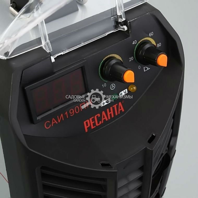 Сварочный аппарат инверторный Ресанта САИ 190 ПН (PRC, 140-260 В, 10-190 А, 5 мм, 6,4 кг)