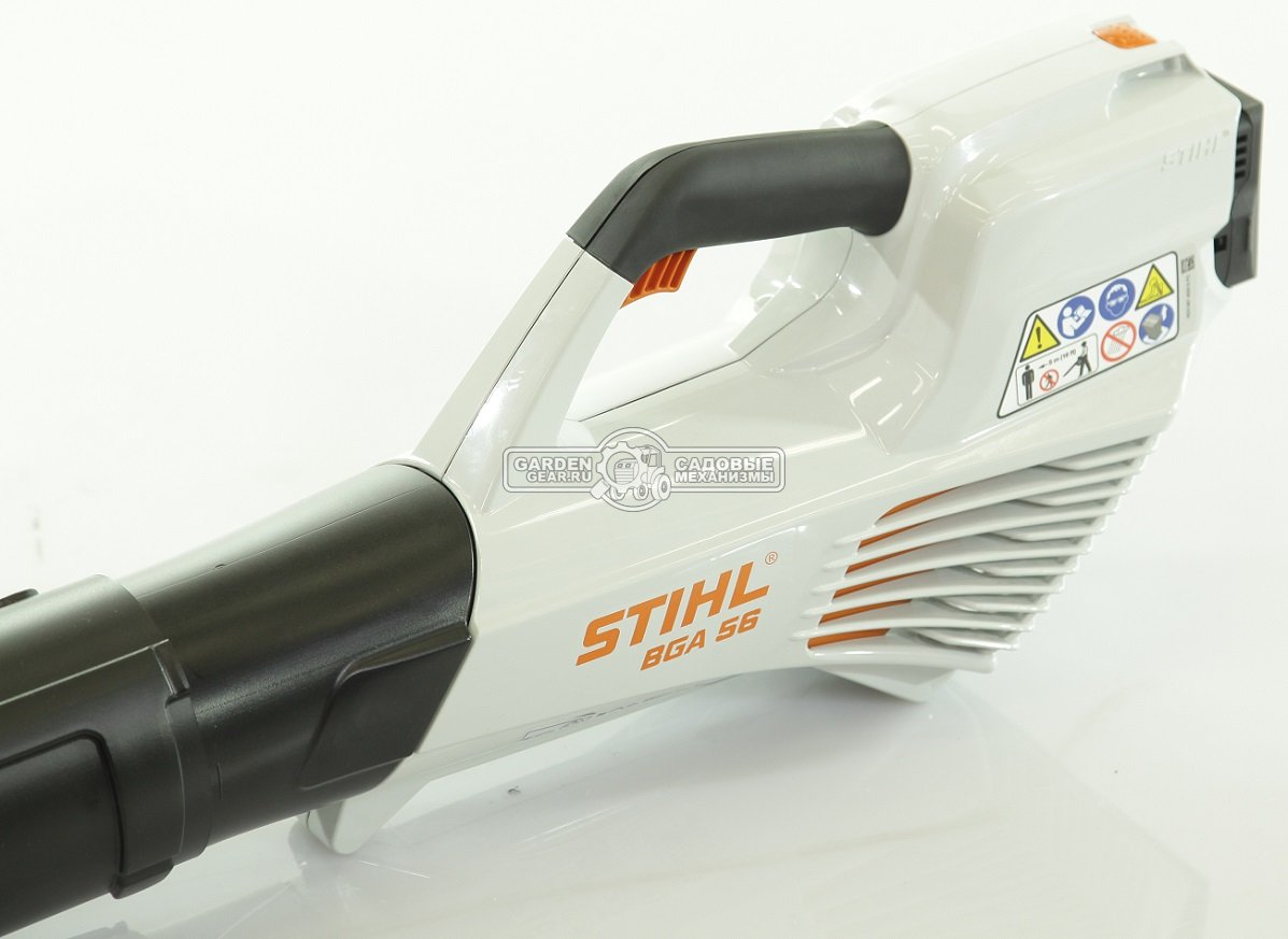 Воздуходувка аккумуляторная Stihl BGA 56 SET с АКБ AK 20 и ЗУ AL 101 (AUT, 36В Compact, макс. расход воздуха 600 м3/ч, скорость 54 м/с., 3,3 кг.)