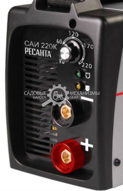 Сварочный аппарат инверторный Ресанта САИ 220 К компакт (PRC, 140-260 В, 10-220 А, 5 мм, 4,5 кг)