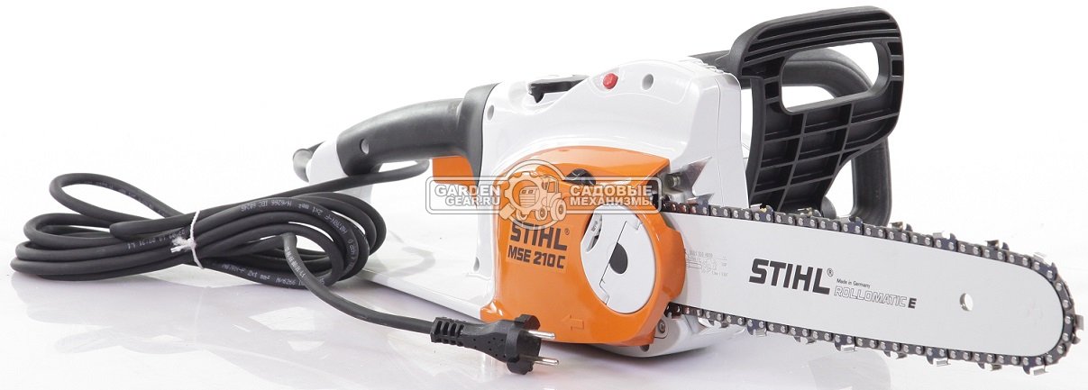 Электропила Stihl MSE 210 C-BQ 16&quot; (GER, 2,1 кВт., рукоятка с мягким покрытием, быстрое натяжение цепи, 3/8&quot;, 1,3 мм., 56E, 4,6 кг.)