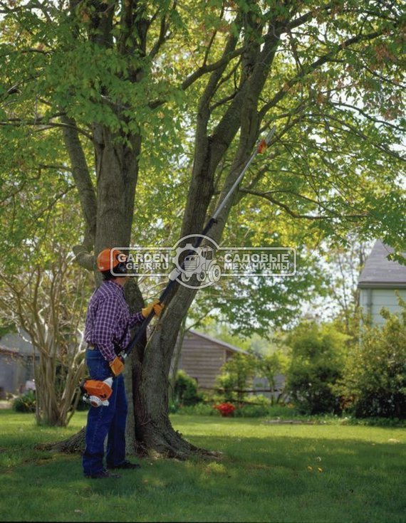 Высоторез бензиновый Stihl HT 103 12&quot; телескопический (USA, 31,4 куб.см., 1,05 кВт/1,4 л.с., 4-Mix, 1/4&quot;, 1,1 мм., 64E, длина 270-390 см., 7,2 кг.)