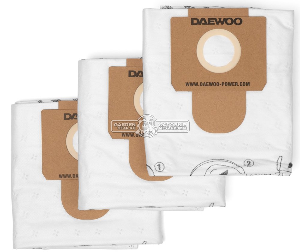 Фильтр мешок синтетический 3 шт. Daewoo DAVC 25TB для 2514S / 2516S / 2500SD