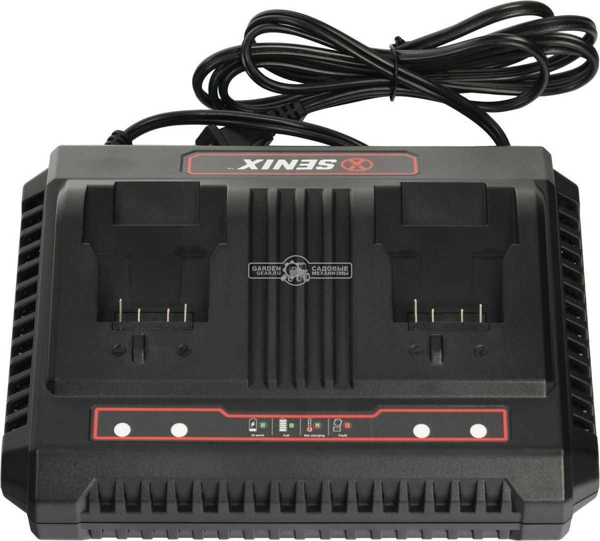 Зарядное устройство Senix CHDX2-M-EU двухпортовое для аккумуляторов 18В (2 х 3А)