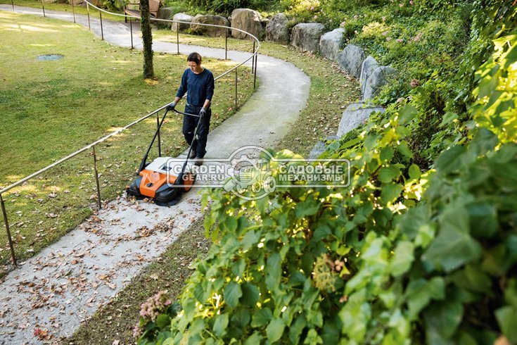 Подметальная машина аккумуляторная Stihl KGA 770 без АКБ и ЗУ (GER, 36В Pro, ширина 77 см., мусоросборник 50 л., 16 кг.)