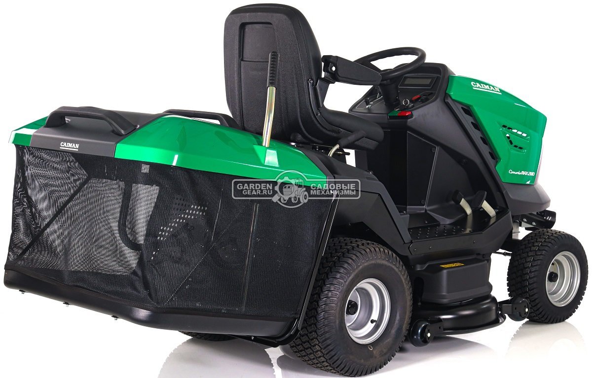 Садовый трактор Caiman Comodo Max 2WD 107D2K2 (CZE, Kawasaki, 603 куб.см, гидростатика, дифференциал, травосборник 380 л, 102 см., 280 кг.)