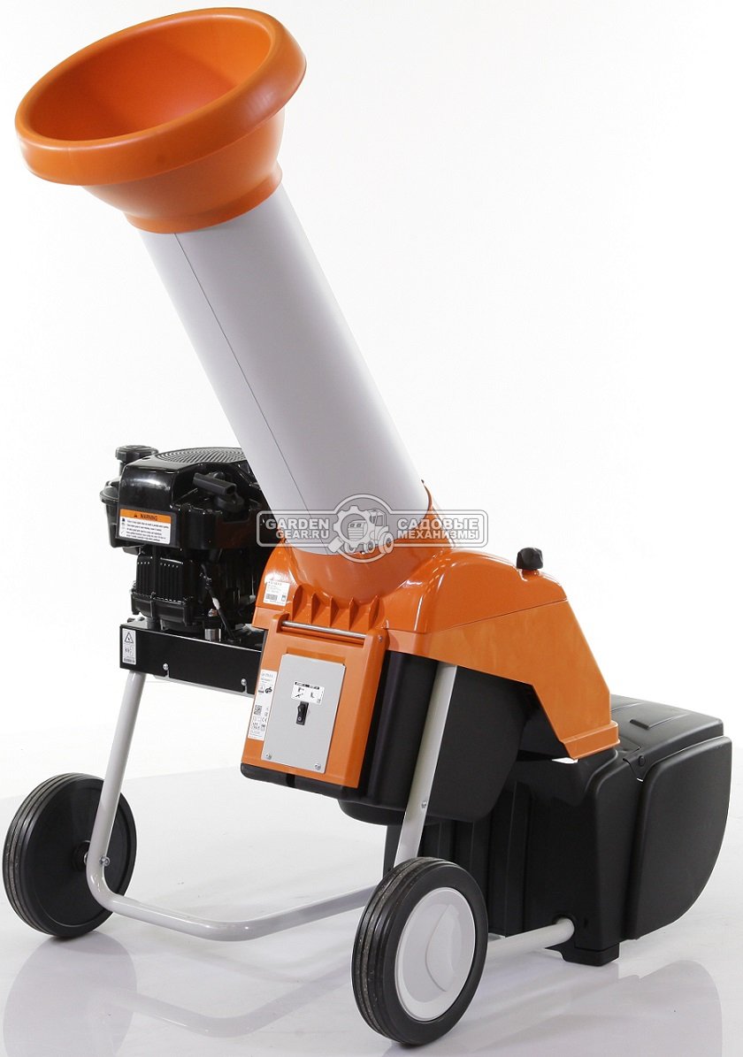 Садовый измельчитель веток бензиновый Stihl GH 370.0 S (AUT, B&S 850 EXi OHV RS, 190 куб.см., ветки до 45 мм., наклонная воронка, 42 кг.)