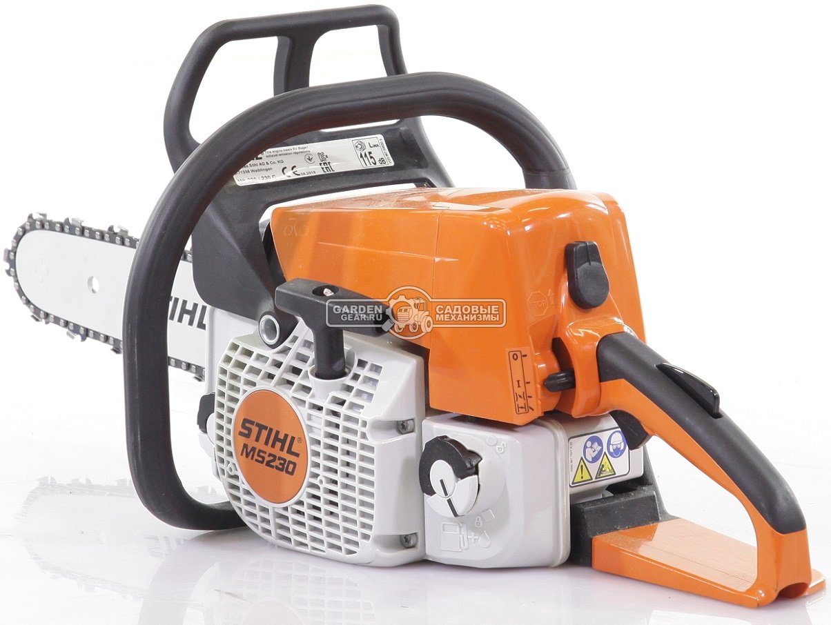 Бензопила Stihl MS 230 14&quot; (PRC, 40,2 куб.см., 2,0 кВт/2,7 л.с., 3/8&quot;, 1,3 мм., 50E, 4,6 кг.)