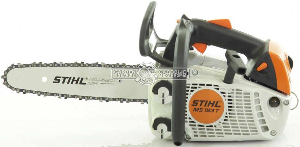 Бензопила сучкорез одноручная Stihl MS 193 T 12&quot; (USA, 30,1 куб.см., 1,3 кВт/1,8 л.с, 2-MIX, 3/8&quot;, 1,1 мм., 44E, 3,3 кг.)