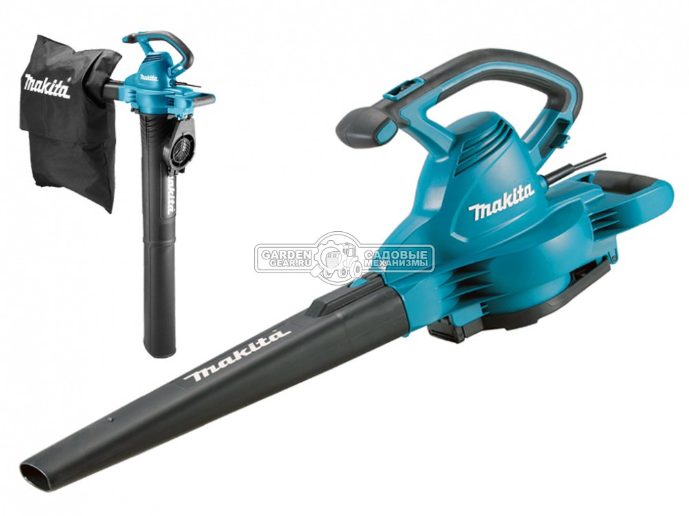 Садовый пылесос/воздуходувка электрическая Makita UB0801V (PRC, 1650 Вт, мешок 35 л, ремень, 3.2 кг)