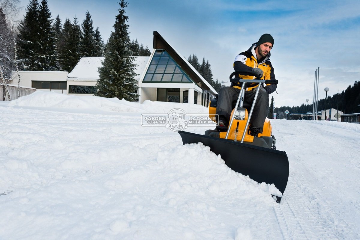 Снегоуборочный отвал Stiga 120 см., для райдеров Park / Park PRO, 42 кг.