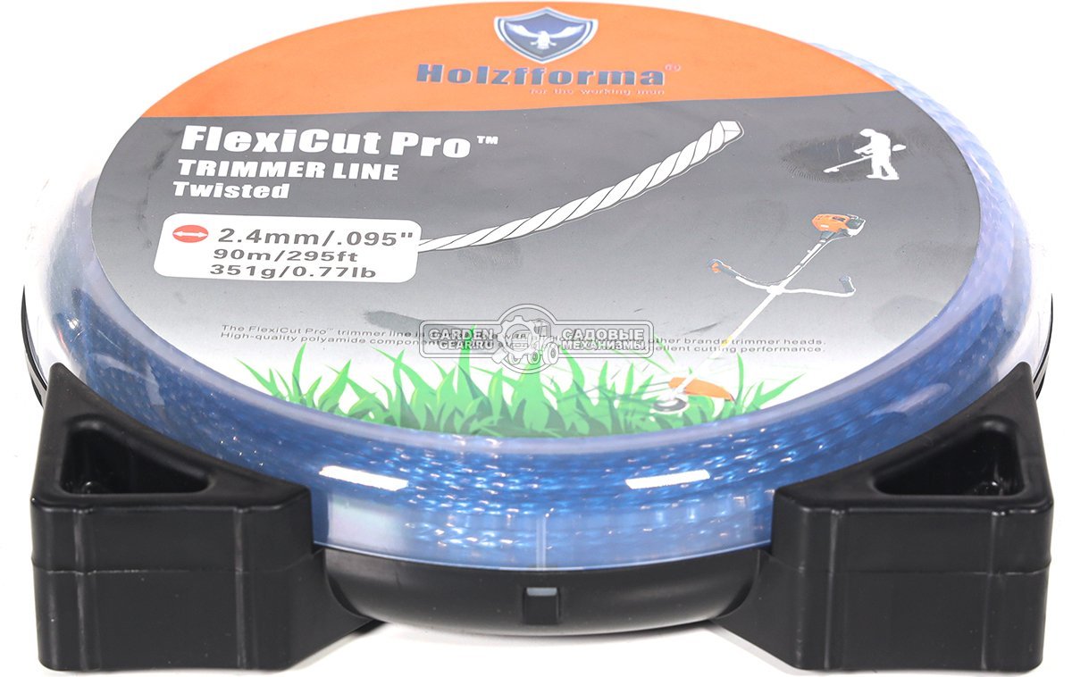 Леска Holzfforma FlexiCut Pro 2,4 мм, 90 м, витая