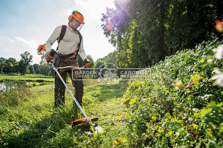 Бензокоса Stihl FS 111 (USA, 31,4 куб.см., 1,05 кВт/1,4 л.с., 4-MIX, нож DM 2F-230, DuroCut 20-2 леска XL 3 мм., 5,8 кг.)