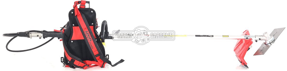 Бензокоса HND BC35XB четырехтактная ранцевая (PRC, Honda GX35, 35.8 см3, леска 2.4 мм + нож, 7.5 кг)