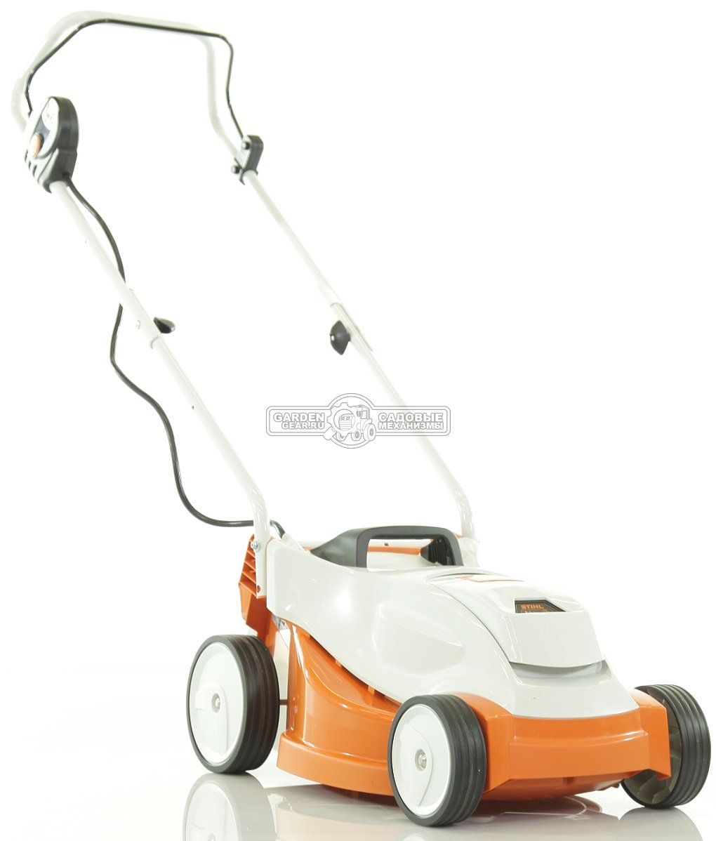 Газонокосилка аккумуляторная Stihl RMA 235.0 SET с АКБ AK 30 и ЗУ AL 101 (AUT, Compact 36В, 33 см, несамоходная, травосборник 30 л, пластик, 15,3 кг.)