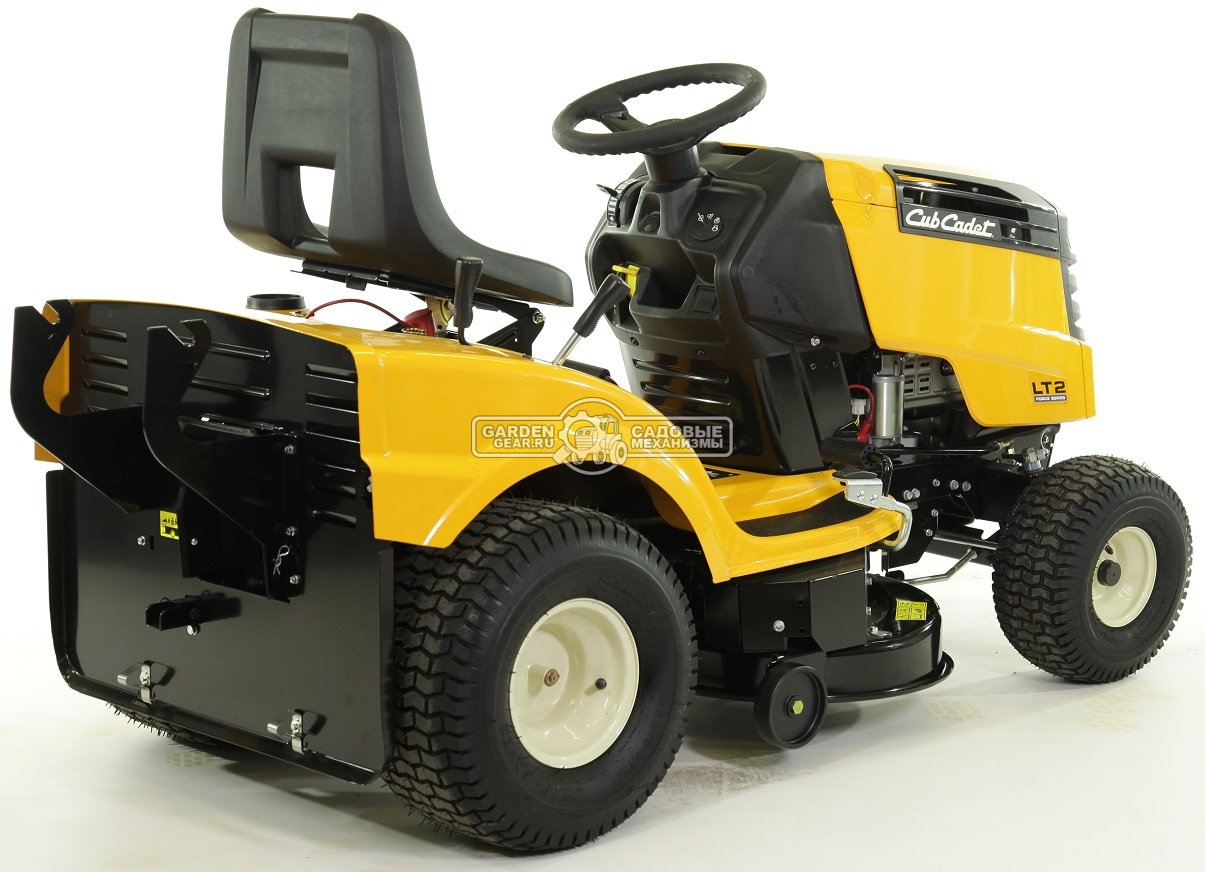 Садовый трактор Cub Cadet LT2 NR92 (USA, Cub Cadet, 439 куб.см., гидростатика, травосборник 240 л., ширина кошения 92 см., 196 кг.)