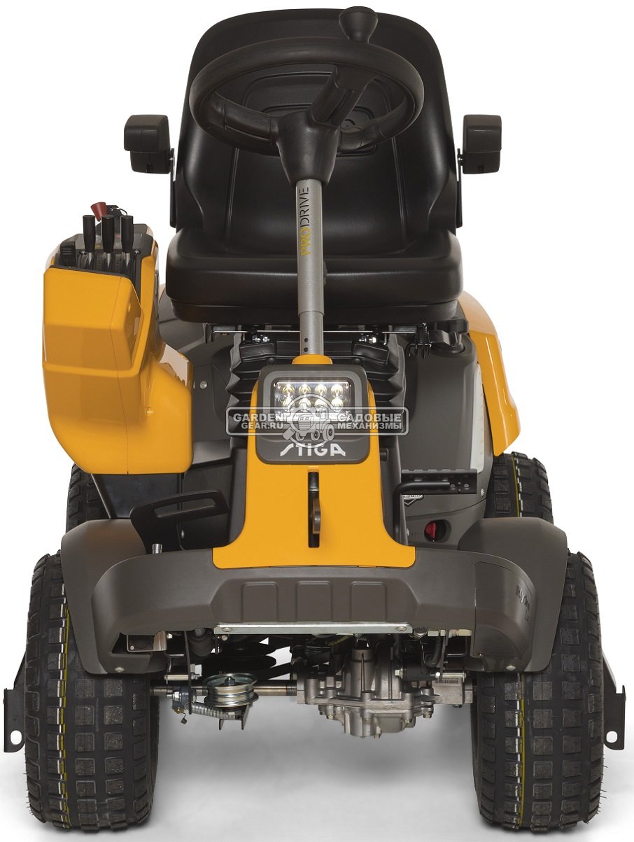 Садовый райдер Stiga Park PRO 740 IOX 4WD без деки (ITA, Honda GXV 690 V-Twin, 688 куб.см., гидростатика, полный привод, 270 кг.)