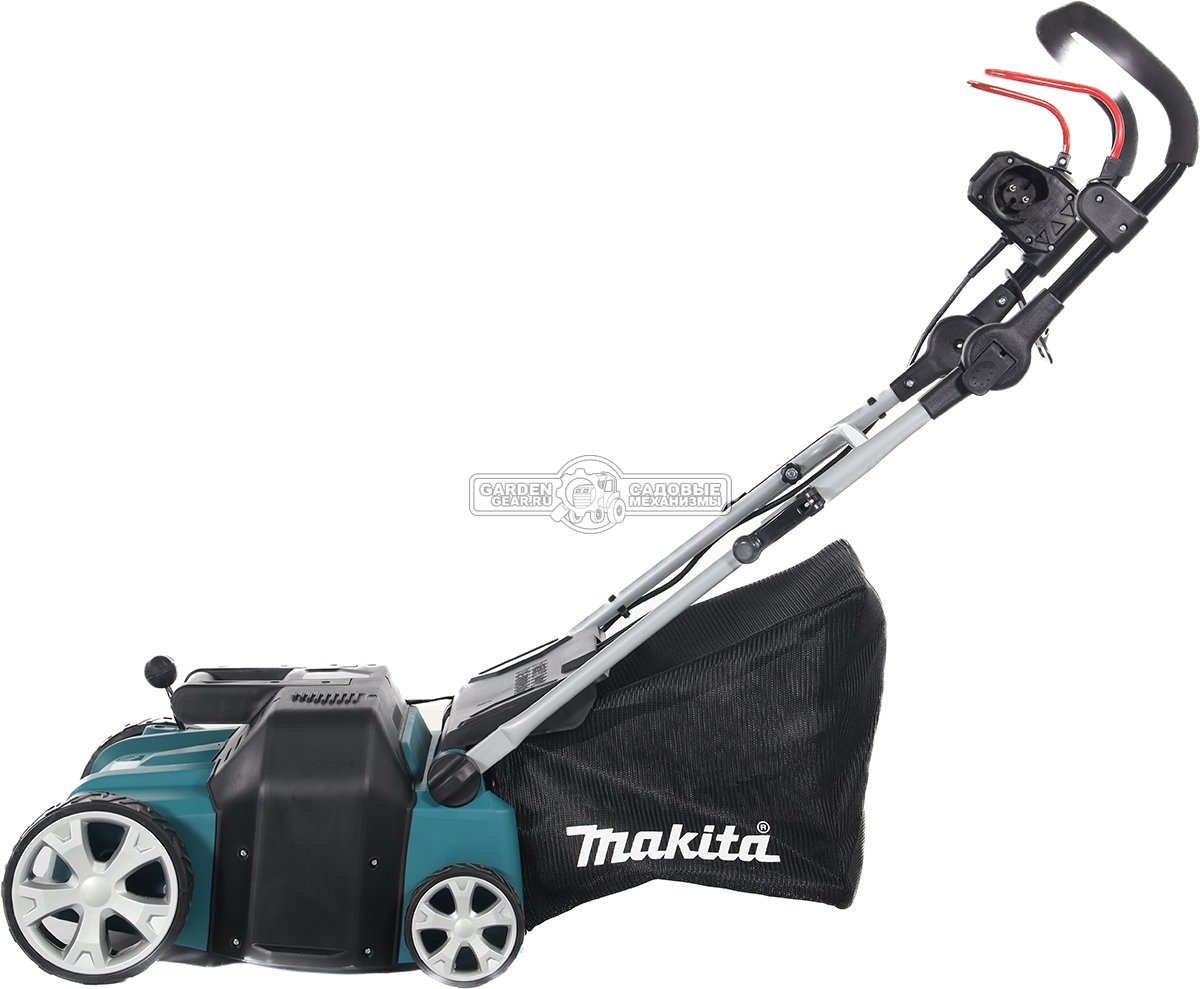 Вертикуттер - аэратор электрический Makita UV3600 (PRC, 1800 Вт, 36 см, ножи, пластик, 40 л, 15.3 кг)