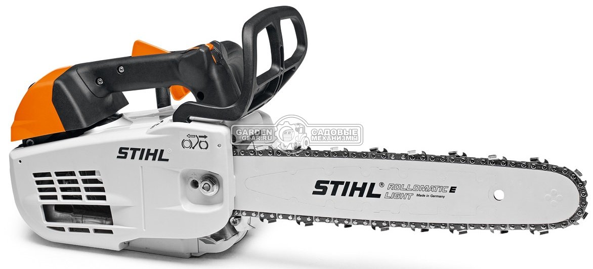 Бензопила сучкорез одноручная Stihl MS 201 TC-M 14&quot; (GER, 35,2 куб.см., 1,8 кВт/2,4 л.с, 2-MIX, M-Tronic, ElastoStart, 3/8&quot;, 1,3 мм., 50E, 3,7 кг.)