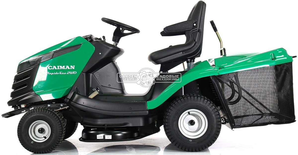 Садовый трактор Caiman Rapido Eco 2WD 97D2K (CZE, Kawasaki FS600V, 603 куб.см., гидростатика, травосборник 300 л., 92 см., 232 кг.)