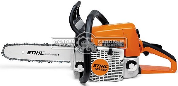 Бензопила Stihl MS 230 16&quot; (PRC, 40,2 куб.см., 2,0 кВт/2,7 л.с., 3/8&quot;, 1,3 мм., 55E, 4,6 кг.)