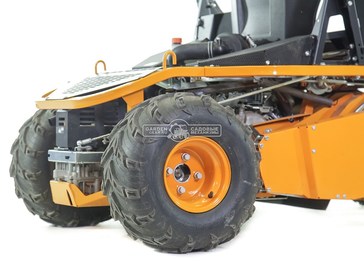 Садовый трактор для высокой травы и работы на склонах AS-Motor 1040 Yak 4WD (GER, B&S Vanguard, 627 см3, 100 см, дифференциал, барабан. дека, 335 кг)