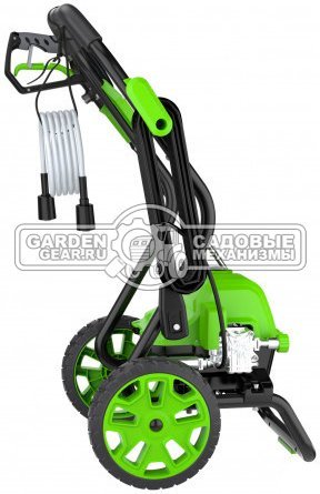 Мойка высокого давления GreenWorks GPW2000II (PRC, 2000 Вт, 140 бар, 420 л/ч, шланг 7.6 м, вес 13.4 кг)