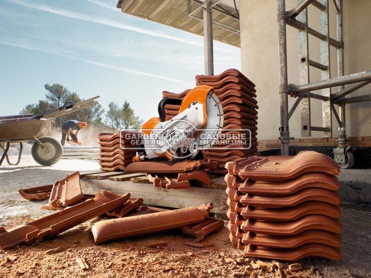 Аккумуляторное абразивно-отрезное устройство (резчик) Stihl TSA 230 SET2 c 2 x AP300 и AL500 (36В Pro, диам. 230 мм., гл. 70 мм., 3.9 кг)