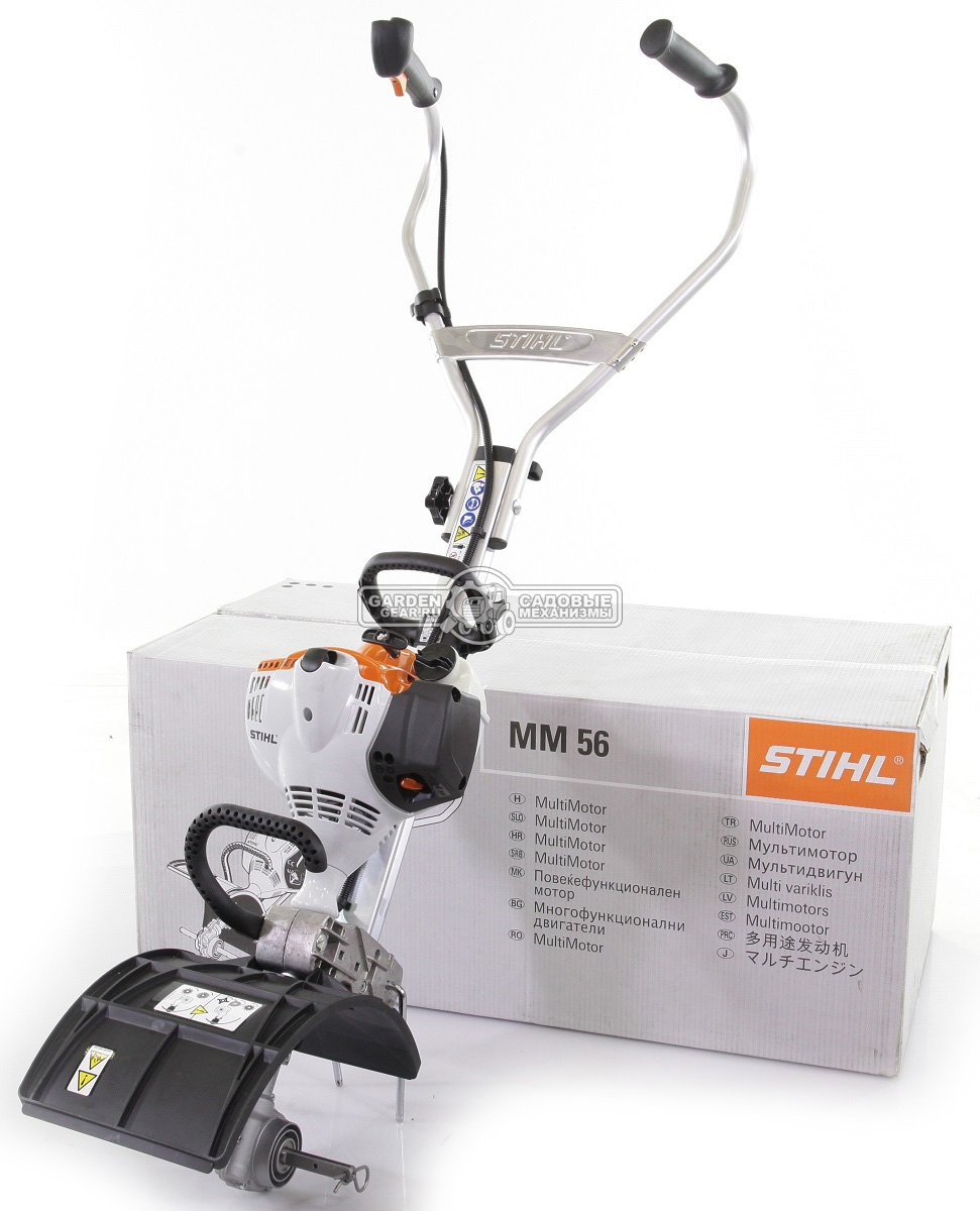 Мульти двигатель Stihl MM 56 (USA, 27,2 куб.см., 0,85 кВт/1,2 л.с., 2-Mix, 8,3 кг.)