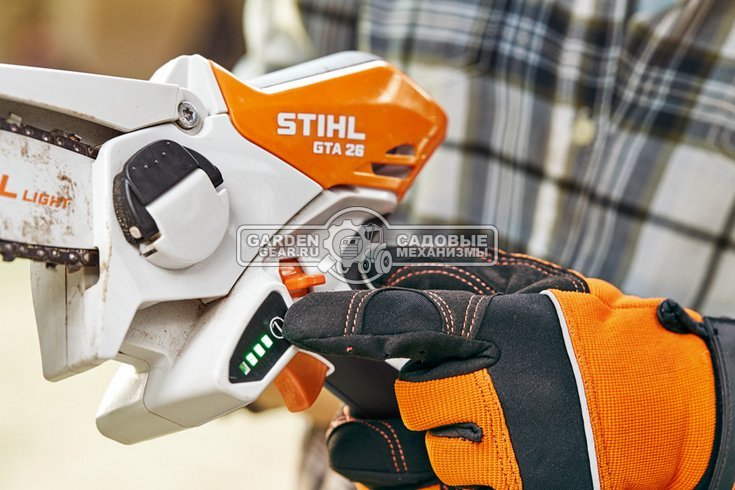 Аккумуляторный сучкорез Stihl GTA 26 без АКБ и ЗУ (GER, 4&quot;, PM3 1/4&quot;, 1,1 мм., 28E, сумка, 1,2 кг.)