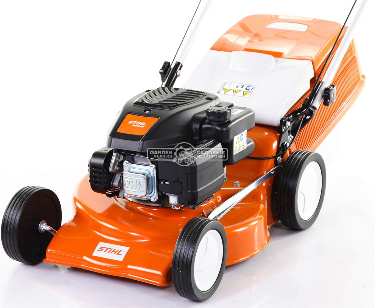 Газонокосилка бензиновая Stihl RM 248.1 (AUT, 46 см., несамоходная, Stihl EVC 200.2, 139 куб.см., сталь, 55 л., 26 кг.)