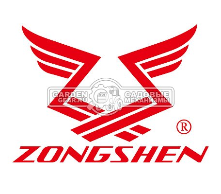Бензиновый двигатель Zongshen 190FE (PRC, 14 л.с., 420 см3. диам. 25 мм шпонка, катушка осв., эл. старт, выпрямитель, 33 кг)