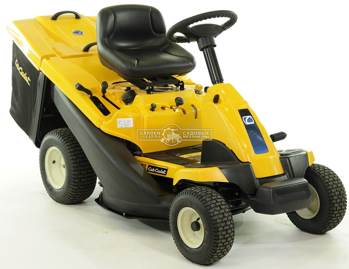 Садовый минирайдер Cub Cadet Minirider LR1 NR76 (USA, Cub Cadet, 420 куб.см., механика, травосборник 200 л., ширина кошения 76 см., 145 кг.)