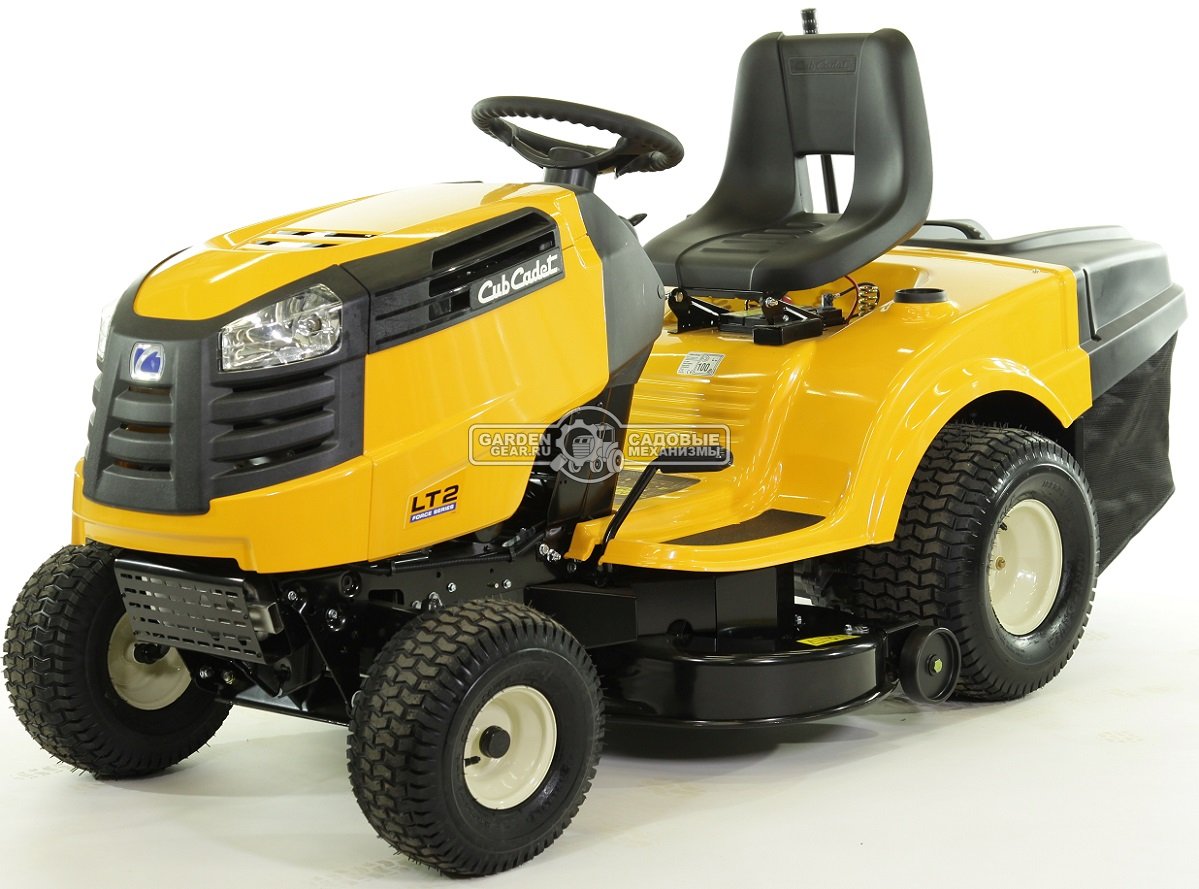 Садовый трактор Cub Cadet LT2 NR92 (USA, Cub Cadet, 439 куб.см., гидростатика, травосборник 240 л., ширина кошения 92 см., 196 кг.)