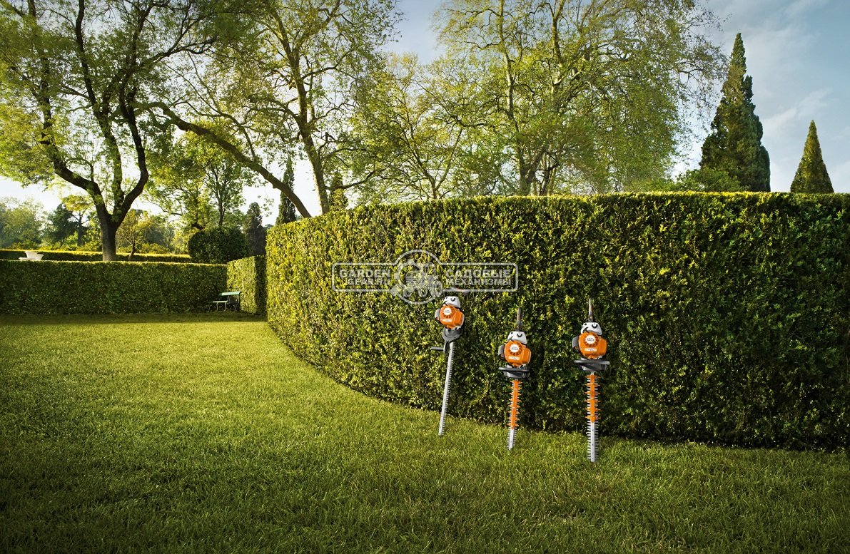 Мотоножницы Stihl HS 82 R нож 60 см. (GER, 22.7 куб.см., 1,0 л.с., поворотная рукоятка, встречный рез, 5,3 кг.)