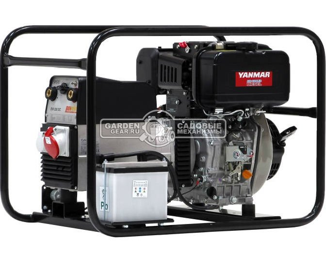 Сварочный генератор дизельный Europower EP 180 DXE (BEL, Yanmar; 435 куб.см.; постоянный 180 А; 400/230 В; эл. стартер, 6 кВт; 5.4 л; 120 кг)